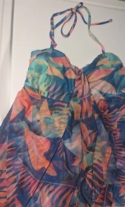 NWT-YBL- Tropical, Flowy, Adaptable Strap Tankini- Women's Size - Picture 1 of 9