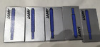 Lamy T10 Five Cases of 5 Blue-Black Ink Cartridges - 5 packs total 25 refills