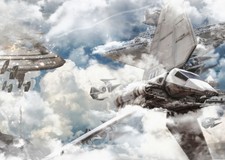 Star Wars Movie Space Shuttle Giant Poster Art Print - A0 A1 A2 A3 A4 Sizes