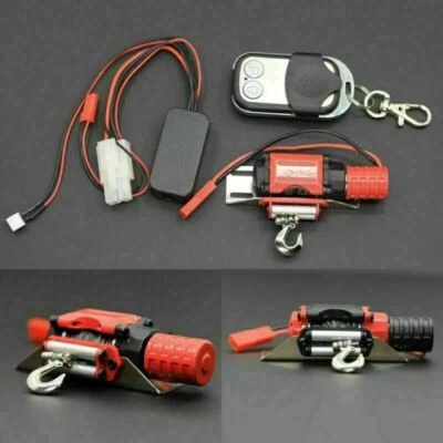 MARKENLOS Torno de cable de cabrestante automático para TRX-4 SCX10 D90 Trx-4 KM2 1/10 RC Crawler RC Car