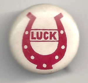 Vintage Glücksnadel mit umgedrehtem Hufeisen - Bild 1 von 2