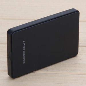 2.5in USB 2.0 SATA Hd Box HDD Hard Drive External Enclosure Case UK - Afbeelding 1 van 7