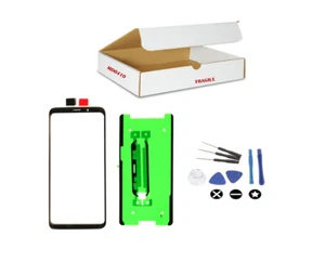Black Front Glass Lens Screen Replacement Fit Galaxy S8 Plus Phone G955 Tool  - Picture 1 of 1