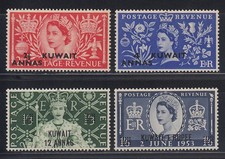 Kuwait 1953 ** Mi.104/07 SG 103/06 Coronation QEII Krönung, MNH