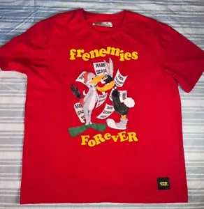 Looney Tunes - Frenemies Bugs Bunny Daffy Duck tee shirt t-shirt - Mens Size 2XL - Picture 1 of 7