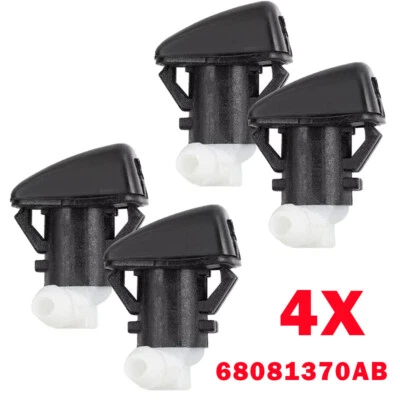 Boquilla limpiaparabrisas izquierda derecha 4 piezas para Dodge Dart 2013 2014 2015 EE. UU. Foto 1 de 4