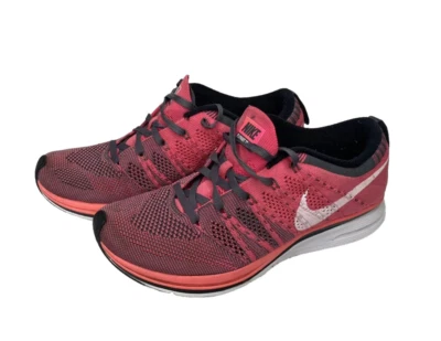 Nike Flyknit Trainer+ Men's 6.5/Women's 8. Pink Flash Running Shoes 532984-611 - Image 1 of 4