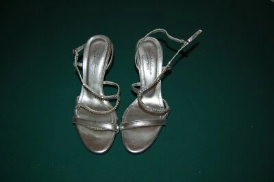 Sandali donna, Argento e strass, Eu 36, nuovi - Immagine 1 di 4