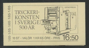 Sweden 1983 Printing Anniversary booklet Sc# 1452a NH - Picture 1 of 1