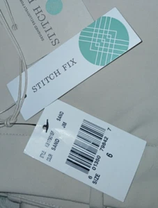 Stitch Fix - Kut from the Kloth - Roberta Straight Leg Pant - 6 - Sand - Neu mit Etikett - Bild 1 von 3