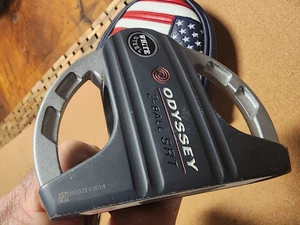Odyssey White Steel 2 Ball SRT Putter 34 Zoll Rechtshänder mit USA Headcover - Bild 1 von 9