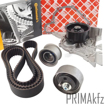 CONTI Zahnriemen + Rollensatz + FEBI Wapu für Audi A4 A6 A8 VW Passat 2.4 2.8 - Bild 1 von 4