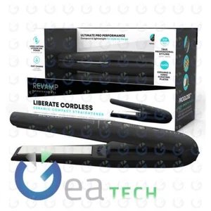 REVAMP PIASTRA CAPELLI COMPATTA IN CERAMICA PROGLOSS LIBERATE CORDLESS BATTERIA - Bild 1 von 3