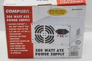 COMP USA 300 Watt ATX Netzteil SKU #283769 NEU! - Bild 1 von 10