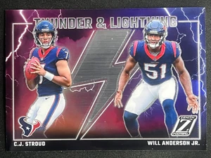 CJ Stroud & Will Anderson Jr 2023 Panini Zenith Insert Rookie RC #10 | Texans - Bild 1 von 2