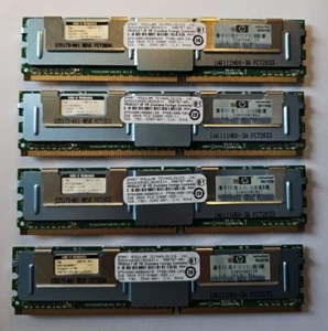 8GB 398707-051 - HP MEM 4x 2GB PC2-5300 DDR2 SDRAM - Picture 1 of 2
