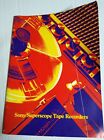 Sony Superscope Magnetofony Broszura 1969 Stereofoniczne magnetofony itp.