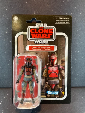 Star Wars VC246 Clone Wars Vintage Collection Mandalorian Super Commando Captain Cover