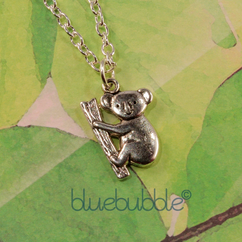 COLLAR KOALA FUNKY LINDO KITSCH DULCE OZ ANIMAL GENIAL DIVERSIÓN NOVEDAD RETRO REGALO ZOOLÓGICO - Imagen 1 de 1