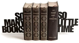 Balvi Barcelona - So Many! book ends Decorative Metal Bookend Set - Picture 1 of 4