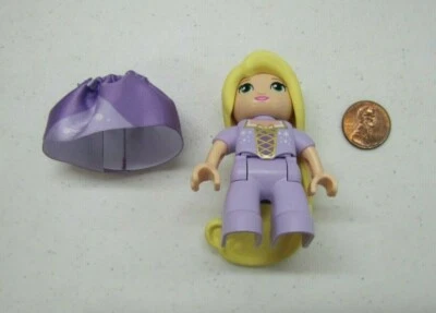 Lego Duplo Rapunzel Disney Princess Minifig Figure Long Blonde Hair Skirt #10878 - Image 1 of 4