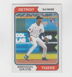 (10) Brendon Davis 2023 TOPPS HERITAGE ROOKIE CARD LOT #67 DETROIT TIGERS - Picture 1 of 1