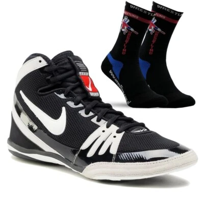 ZAPATOS DE LUCHA (BOTAS) NIKE FREEK PARA HOMBRE NEGRO/BLANCO 316403-011 Foto 1 de 4