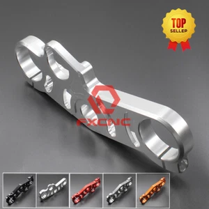 Abrazadera delantera triple árbol motocicleta CNC para GSXR 600/750 2006 07-2009 plateada - Imagen 1 de 11