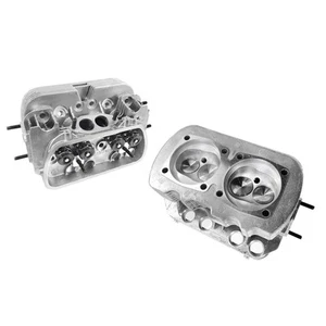 NEW PAIR VW 1600 DUAL PORT HIGH PERFORMANCE CYLINDER HEADS, 85.5 BORE - Picture 1 of 3