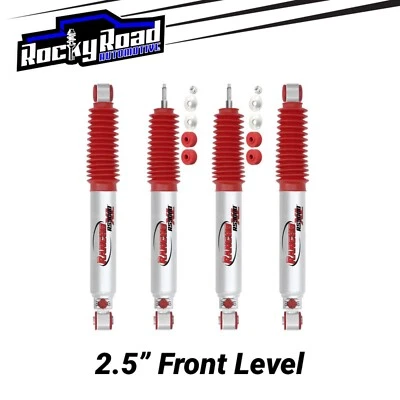 Rancho RS9000XL Shocks (Set of 4) for 17-24 Ford F250 F350 4x4 4WD w/ 2.5” Level Foto 1 de 4