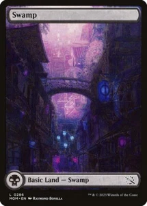 Magic the Gathering (mtg): MAMÁ: Swamp (0286) - Lámina - Imagen 1 de 1