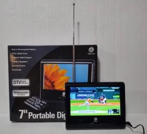 Digital Labs DT191SA 7" EDTV LCD Television - Rechargeable Battery, Remote, etc. - Bild 1 von 11