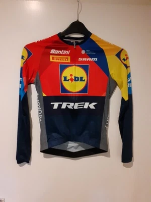 Camiseta Original Santini Lidl Trek Mujer 2025 Brazo Largo Light (M) - Imagen 1 de 2