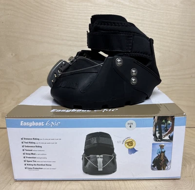 EasyCare Easyboot Epic Horse Hoof Boot - ÚNICA - Talla 4 / Regular NEGRA Foto 1 de 4
