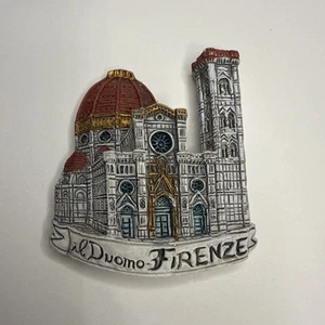IL DUOMO FIRENZE Resin Refrigerator Fridge Magnet Florence Italy Cathedral - Picture 1 of 3