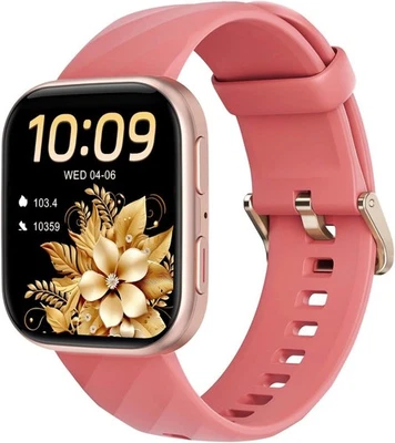 MorePro Health Fitness Tracker with 24/7 Heart Rate/Blood Pressure Monitor, Bloo