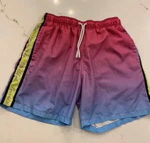 Men's Arizona Size Large Swim Trunk Time To Party Life’s Short Bright Colors - Picture 1 of 12