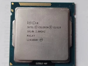 INTEL Celeron G1610 Socket LGA1155 SR10K Dual Core 2.60GHz 2MB CPU Processor - Picture 1 of 3