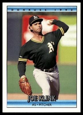 1992 Donruss #183 Joe Klink Leaf, Inc. - Image 1 of 2