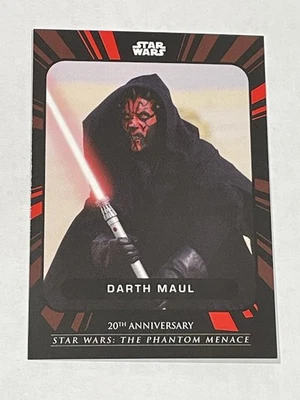 2019 Topps Set 6: Star Wars: The Phantom Menace 20th Anniversary - Darth Maul - Image 1 of 2