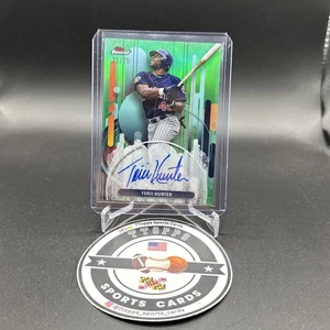 TORII HUNTER 2025 TOPPS FINEST AUTOGRAPH GREEN REFRACTOR TWINS AUTO /75 Q1739 - Bild 1 von 4