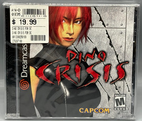Dino Crisis Sega Dreamcast Black Label Sealed New Authentic Capcom