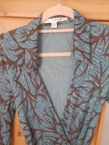 Diane von Furstenberg vintage silk dress (ASO Buffy S5) Uk 14-16/ US 12 - Picture 1 of 8