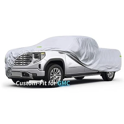 For GMC Sierra 2500HD 2014-2023 Waterproof Car Cover 7 Layers All Weather Zipper - Image 1 of 4