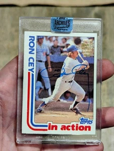 Archives Signature Series 2018 edición retirada recompras/99 Ron Cey automático - Imagen 1 de 10