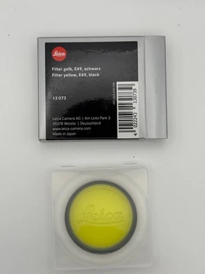 Leica E49 13073 Yellow 49mm Filter - Image 1 of 2