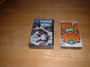 Minnesota Twins World Series Champions 1987 & 1991 VHS Kassetten! Neu! Versiegelt! - Bild 1 von 2