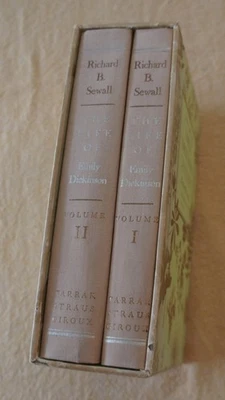 RICHARD SEWELL LIFE OF EMILY DICKINSON 2 VOLUME WITH SLIPCASE FARRAR, STRAUS - Image 1 of 4