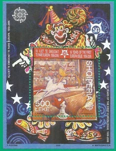 Albania  2005 block mint MNH** Europa Cept circus - Picture 1 of 1