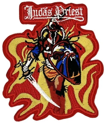 Judas Priest Rock Music Band Applique Embroidered Iron on Patch